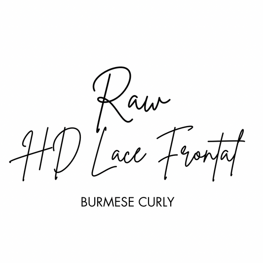 Raw HD Burmese Curly Frontal