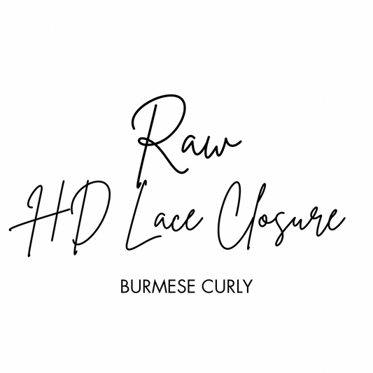 Raw HD Burmese Curly Closure